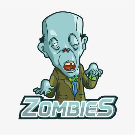 zombies illustration design colorfulのイラスト素材