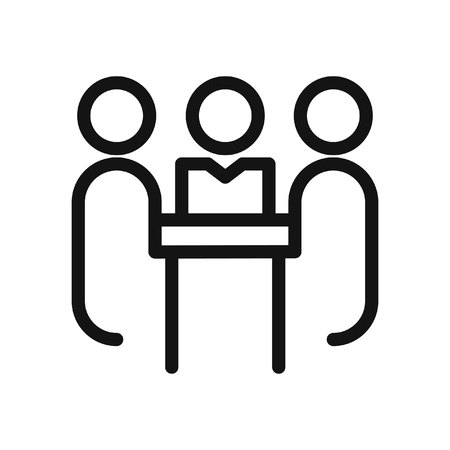 company meeting vector illustration designのイラスト素材