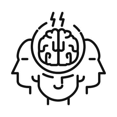 brain storming vector illustration designのイラスト素材