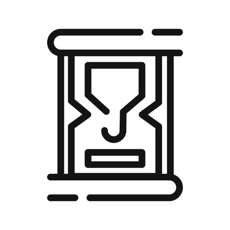 hourglass sandclock vector illustration designのイラスト素材