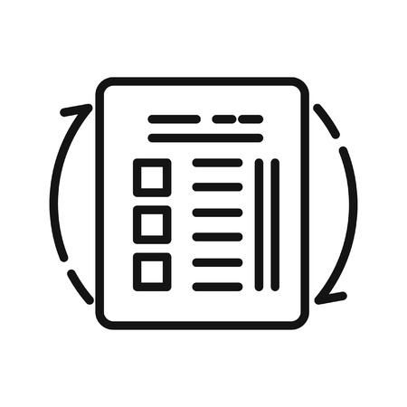 paperwork routine vector illustration designのイラスト素材