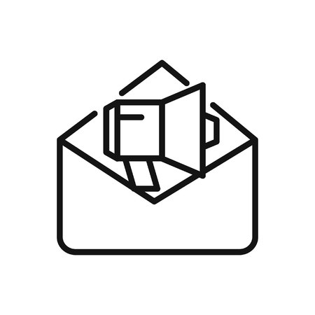 email marketing  illustration designのイラスト素材