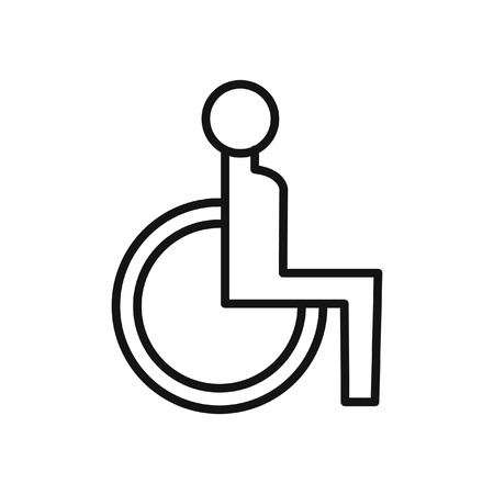 accessibility for disabled iconのイラスト素材
