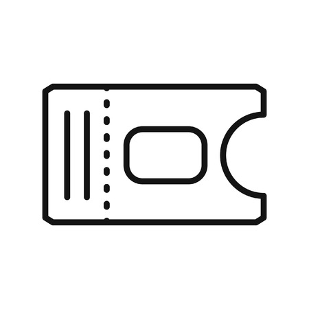 transport ticket illustration designのイラスト素材