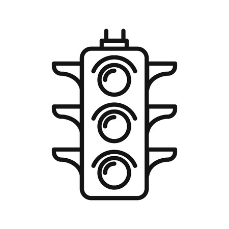 traffic light illustration designのイラスト素材