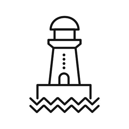 lighthouse vector illustration designのイラスト素材