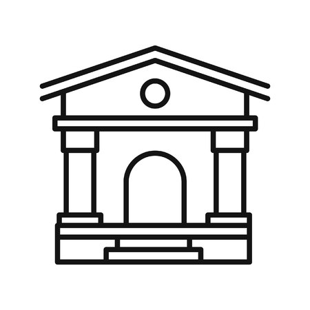 university campus illustration designのイラスト素材
