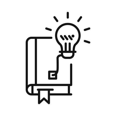 power of knowledge illustration designのイラスト素材