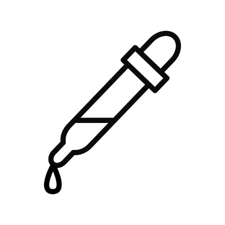 dropper with sample illustration designのイラスト素材