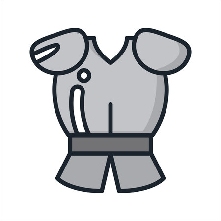 protection armor icon  colorのイラスト素材