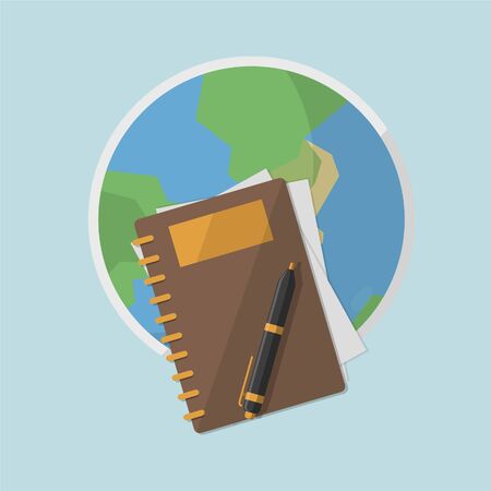 book is a window to the worldのイラスト素材