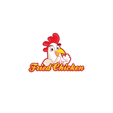 Logo Fried Chicken Restaurantのイラスト素材