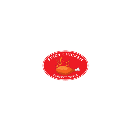 Logo Fried Chicken Restaurantのイラスト素材