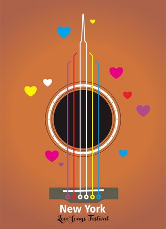 Acoustic music festivalのイラスト素材