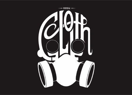 Cloth mask designのイラスト素材