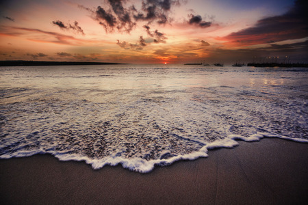 The Sunset in Beachのeditorial素材