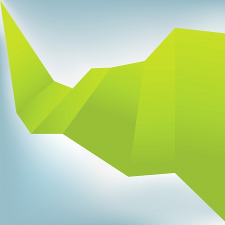 Origami speech bubble      EPS8のイラスト素材