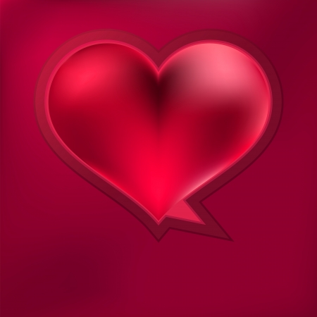 Heart speech bubble     EPS8のイラスト素材