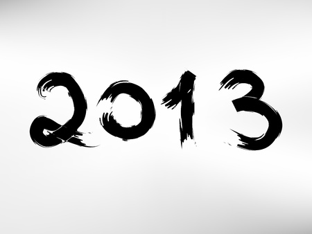 Creative calligraphy 2013     EPS8のイラスト素材