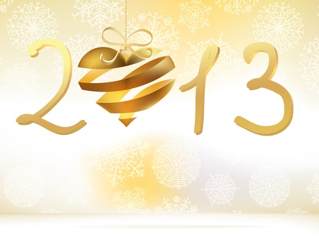 Year 2013 with many stars and lights     EPS8のイラスト素材