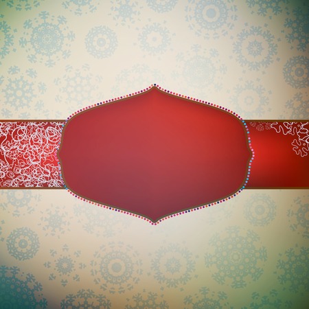 Vintage beidge Christmas Card. + EPS10 vector fileのイラスト素材