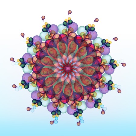 Abstract colourful background with swirl waves.+ EPS10 vector fileのイラスト素材