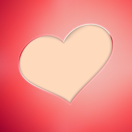 Red Valentine's Day background with heart. + EPS10 vector fileのイラスト素材