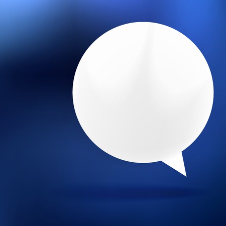 Abstract background with Speech bubble on blue. EPS 10のイラスト素材