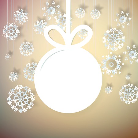 Snowflakes and space for text  plus のイラスト素材