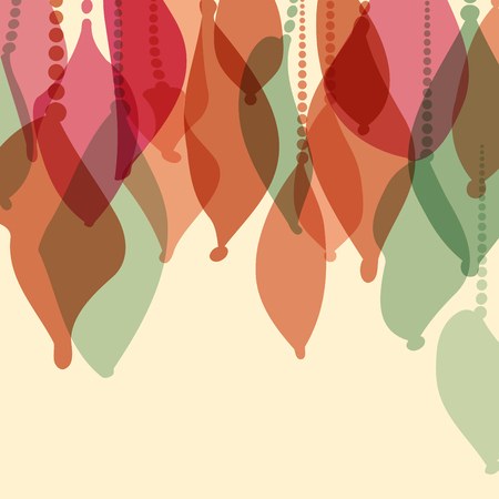Colorful retro Christmas ornaments.  + EPS8 vector fileのイラスト素材