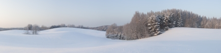 Beautiful winter panoramaの写真素材