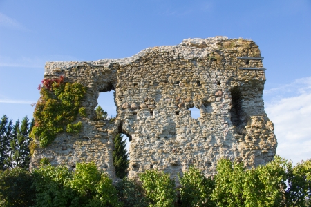 Old castle wall の写真素材
