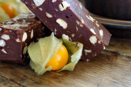 Almond fudgeの写真素材