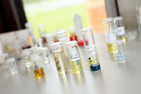 chemistry equipmentの写真素材