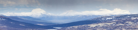Mountains in Dovrjefell, Norwayの写真素材
