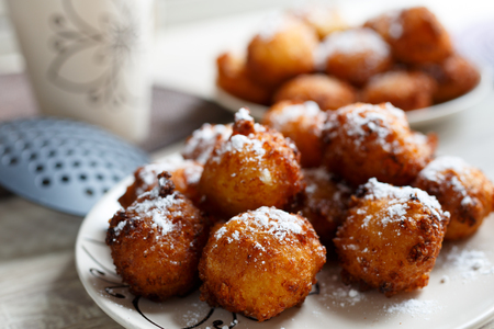 Cottage cheese ballsの写真素材