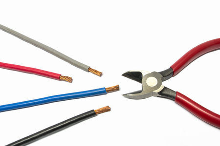 Electric cable and cutter .