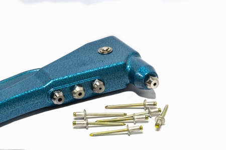 Hand riveter tool.の写真素材