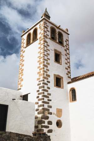 The beautiful church of Betancuria in Fuerteventuraの写真素材