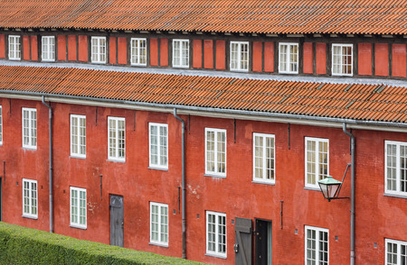 Red Kastellet (Citadel) barracks in Copenhagen, Denmark.の写真素材