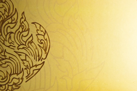 vintage traditional thai line artの写真素材