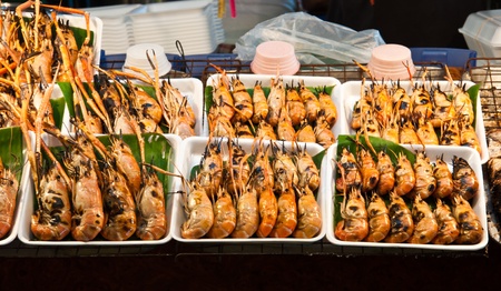 Shirmp grilled ready to be serveの写真素材