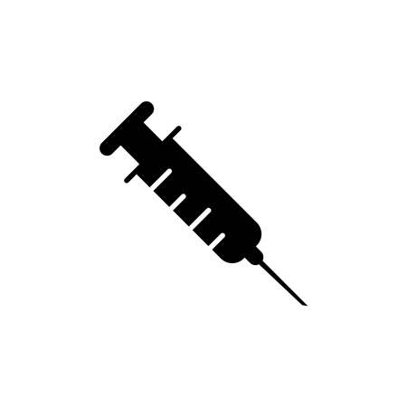 Syringe injection icon vector design templates on white backgroundのイラスト素材