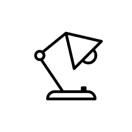 Desk lamp icon Vector design templates on white backgroundのイラスト素材