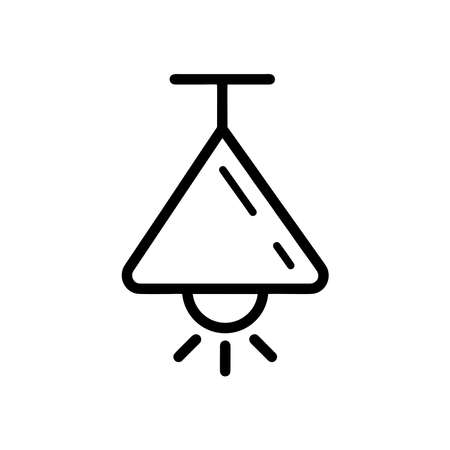 Table lamp icon vector design templates on white backgroundのイラスト素材