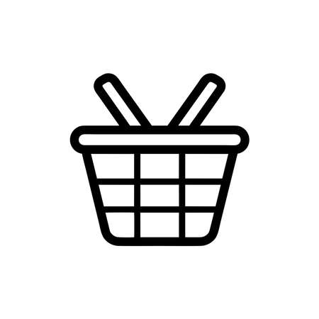 Shopping Cart Icon, flat design best vector icon vector design templatesのイラスト素材