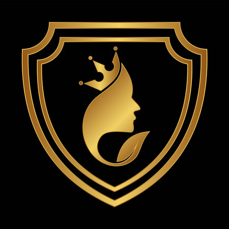 Beauty face logo design vector templatesのイラスト素材