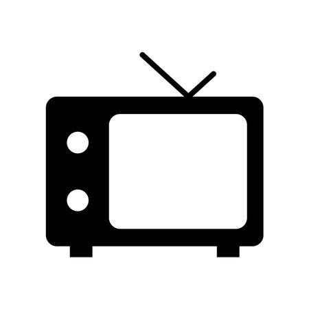Television icon vector design templates on white backgroundのイラスト素材