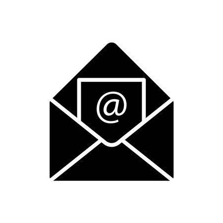 Mail icon vector design templates isolated on white backgroundのイラスト素材
