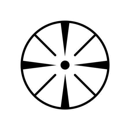 Cross hair icon vector design templates on white backgroundのイラスト素材